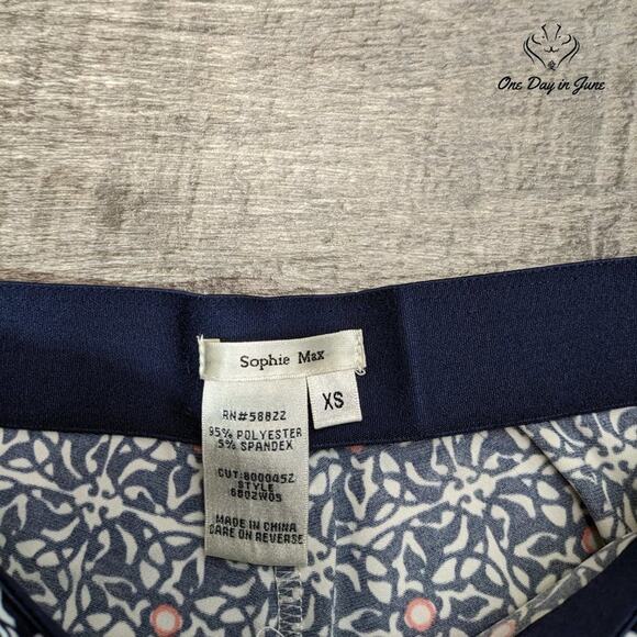 Sophie Max Wide Leg Casual Pants Size XS - Picture 2 of 5